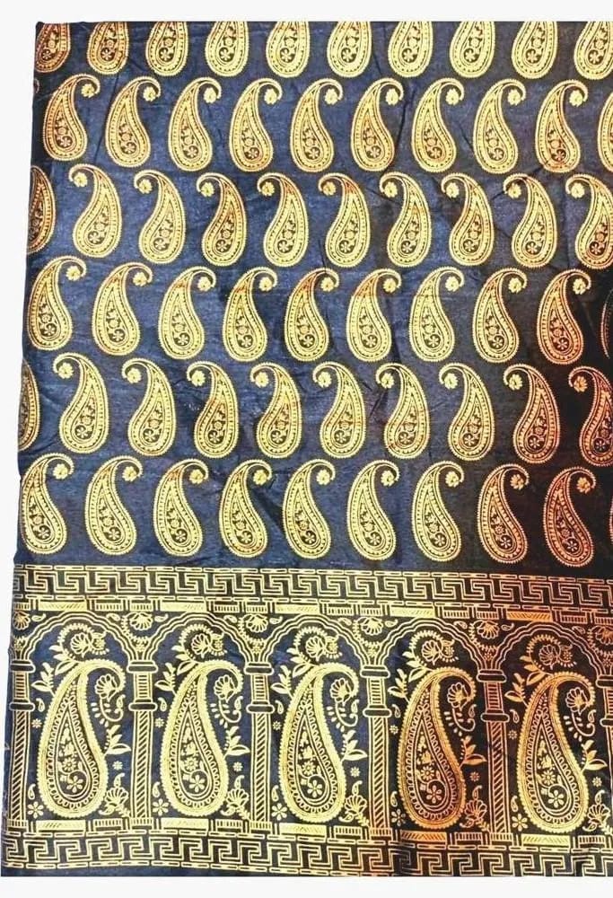 2 Pcs Women's Unstitched Block Printed Suit