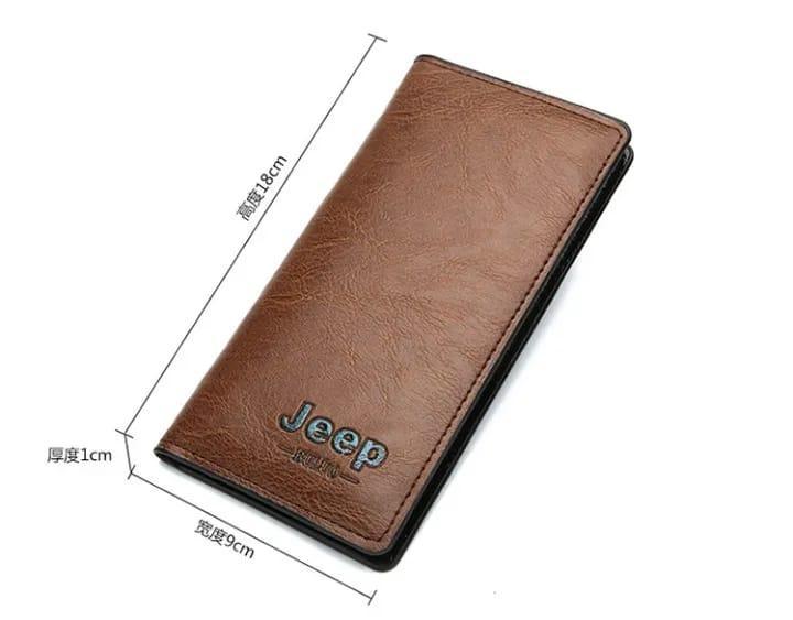 Men's Leather Wallet - Stylish & Slim with Card Pockets - 1 Pc