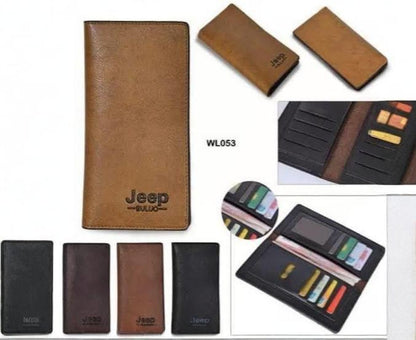 Men's Leather Wallet - Stylish & Slim with Card Pockets - 1 Pc