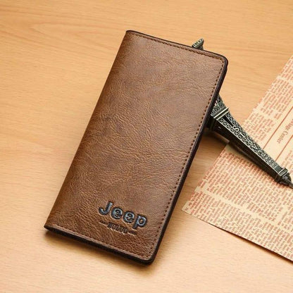 Men's Leather Wallet - Stylish & Slim with Card Pockets - 1 Pc