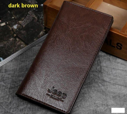 Men's Leather Wallet - Stylish & Slim with Card Pockets - 1 Pc