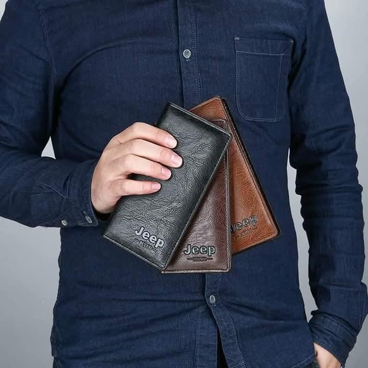 Men's Leather Wallet - Stylish & Slim with Card Pockets - 1 Pc