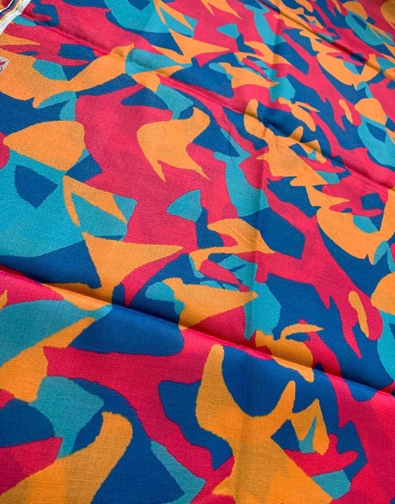 1 Pc Women's Unstitched Swiss Lawn Printed Shirt