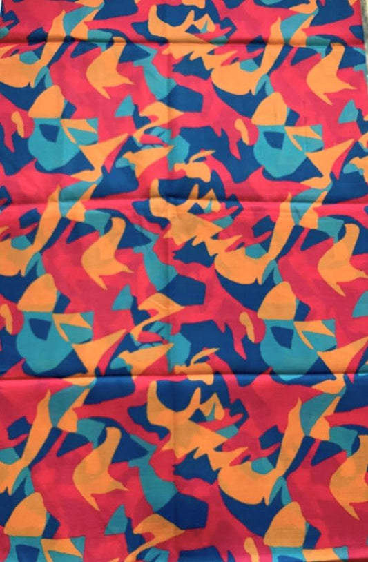 1 Pc Women's Unstitched Swiss Lawn Printed Shirt