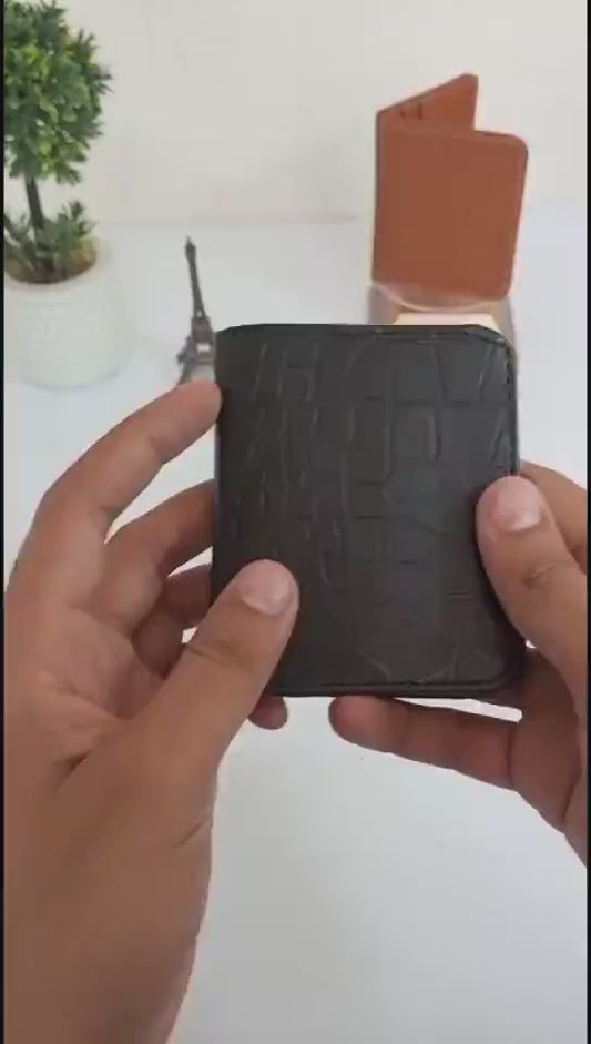 Men's Multicolor Leather Wallet - 1 Pc